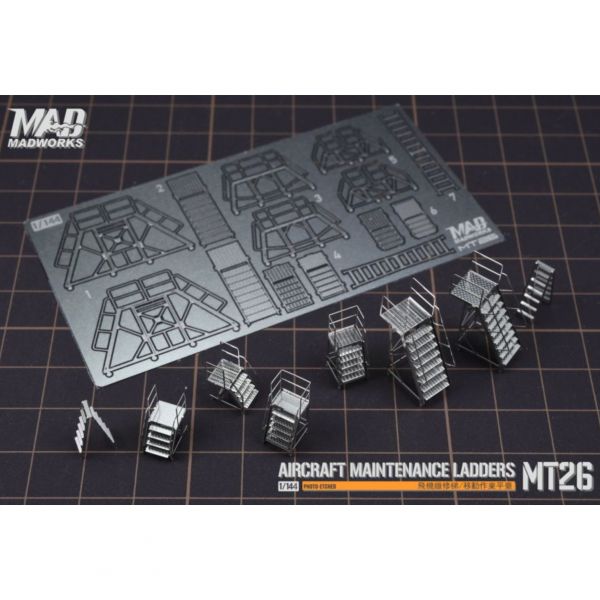 MADWORKS MT-26 1/72維修登高梯 樣式1 蝕刻片 