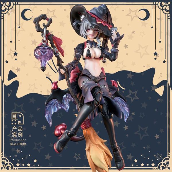 預購7-9月 次元具象 1/12 見習魔女 星川貓貓 黑髮版 