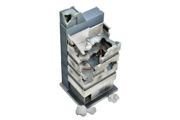 預購10月 TOMYTEC 1/144 組裝 D-CM22 廢棄大樓 