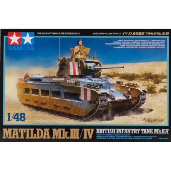 田宮 TAMIYA 32572 1/48 MM No.72 英國步兵戰車 Matilda MK.III/IV 組裝模型 