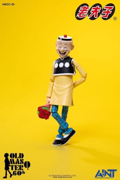 預購8月 AINT Production HKCC-01 1/12可動 老夫子 60週年紀念版 