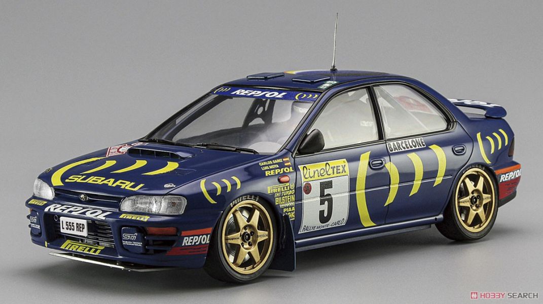 長谷川 HASEGAWA 1/24 汽車模型 CH51 51151 速霸陸 Impreza 1995蒙特卡洛拉力冠軍車 超細節版 組裝模型 