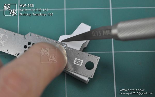 鋼魂 AW-135 刻線輔助工具 <設計刻線便利> 