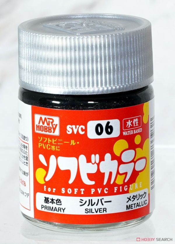 郡氏 GSI 水性漆 SVC系列 軟膠專用水性漆 18ml 