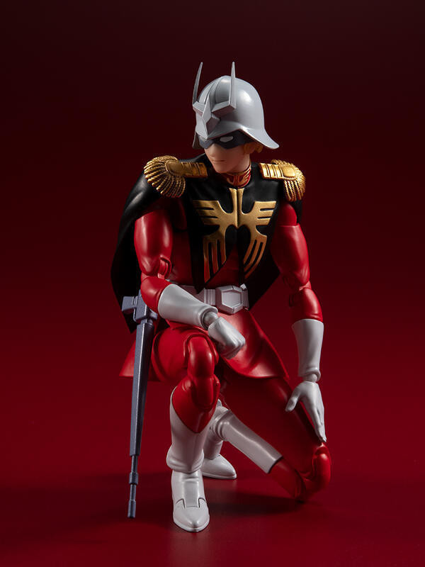 萬代 代理版 SHF 機動戰士鋼彈 紅色彗星 夏亞 阿茲納布爾 
