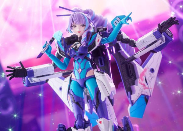 V.F.G. MC-17 超時空要塞 VF-31J 齊格菲 美雲·基努梅爾 組裝模型 