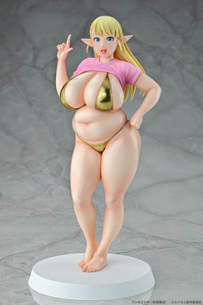 預購26年5月 Q-six 精靈小姐瘦不了 繪留札 1/7 Gold ver. 
