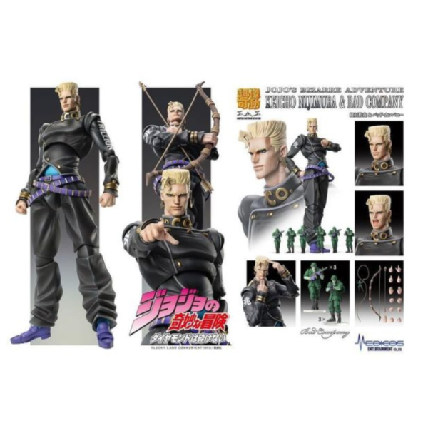 預購9月 MEDICOS 超像可動 JOJO第4部 虹村形兆&極惡中隊 可動完成品 