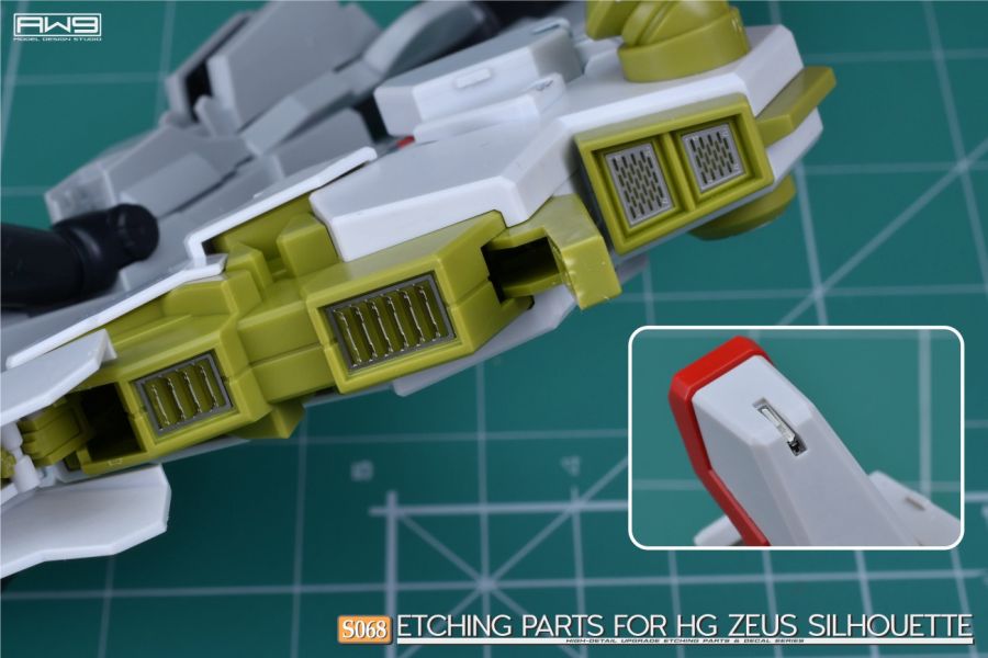 鋼魂 AW9 S68 HG 1/144 神王宙斯型外掛裝備 改造蝕刻片 附水貼 