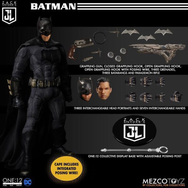 MEZCO 代理版 ONE12 Collective 查克史奈德之正義聯盟 豪華3入組 