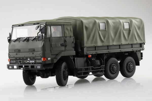 青島社 AOSHIMA 1/35 軍模1 陸上自衛隊 3噸半卡車 SKW-477 組裝模型 