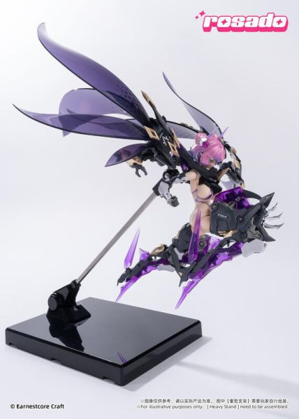 核誠治造 蘿莎計劃 ECRS-02 星花 黑鳶尾 可動完成品 