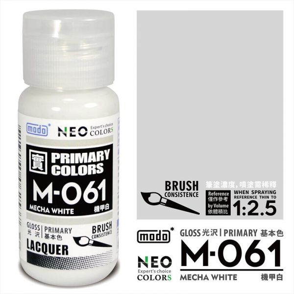 摩多製漆所 MODO 硝基漆 C-259 實用灰階套組 <6入> 