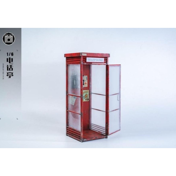 預購9月 mmmtoys 1/6 M2608 電話亭 