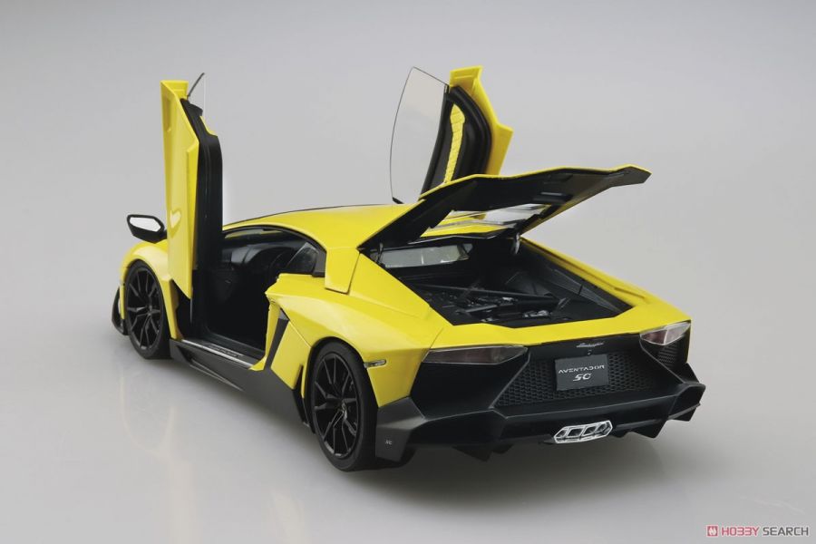 青島社 AOSHIMA 1/24 超跑 #10 藍寶堅尼 Aventador 50TH 組裝模型 