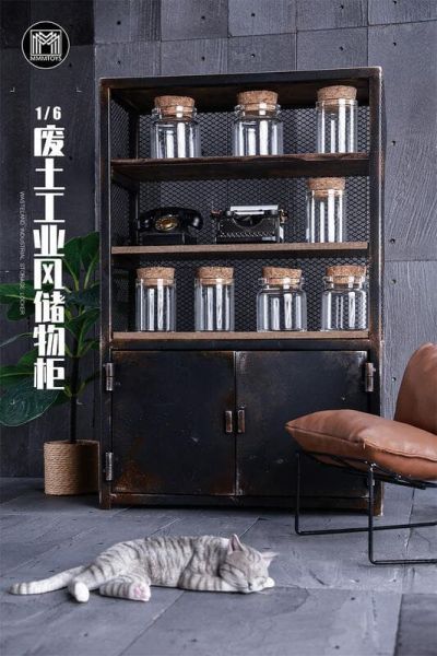 預購9月 MMMTOYS 1/6 廢土工業風儲物櫃台 