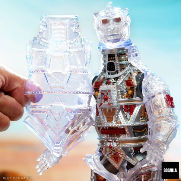 SUPER7 東寶超級機器人 哥吉拉 機械哥吉拉 Vintage Toy 透視版 可動完成品 