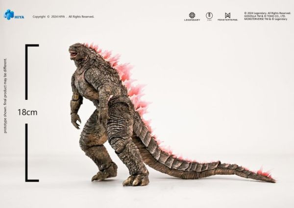 海雅 哥吉拉大戰金剛2 帝國崛起哥吉拉evolved 粉色背脊 18cm EBG0412 