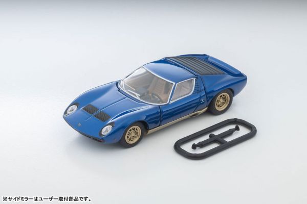 預購10月 TOMYTEC 1/64 TLV 藍寶堅尼 Miura SV 金屬藍 塗裝完成品 