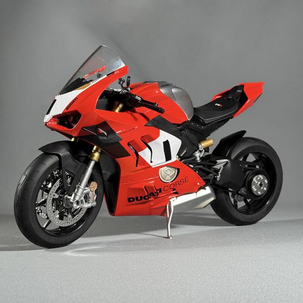 預購7月 12吋 杜卡迪 V4S 鈴木隼 超擬真 1/6 雙排氣 合金摩托車 