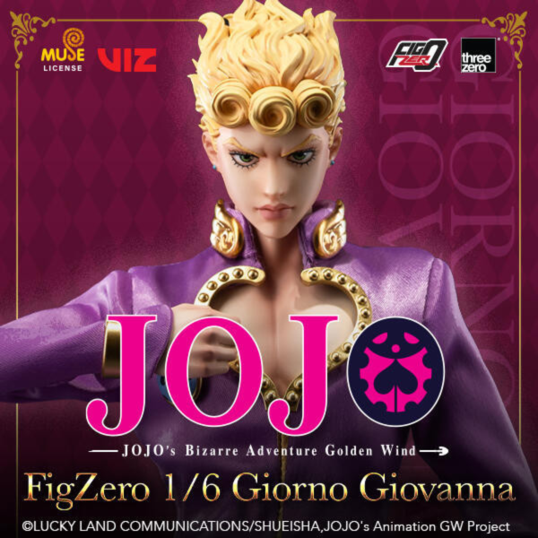 預購第四季 threezero JOJO的奇妙冒險：黃金之風 喬魯諾 喬巴拿 