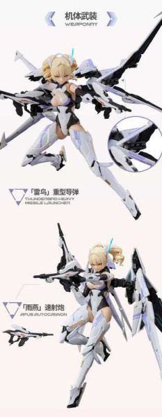 預購2月 將魂姬 解限機 UBP-R02T 1/10 矛隼機娘 組裝模型 