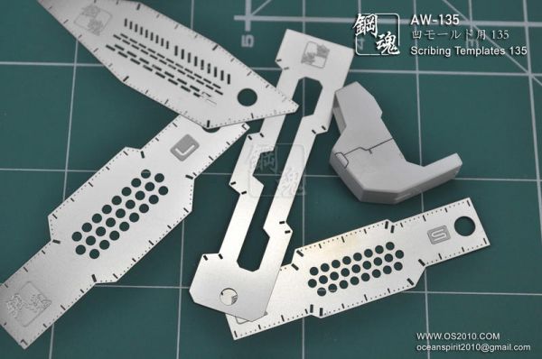 鋼魂 AW-135 刻線輔助工具 <設計刻線便利> 