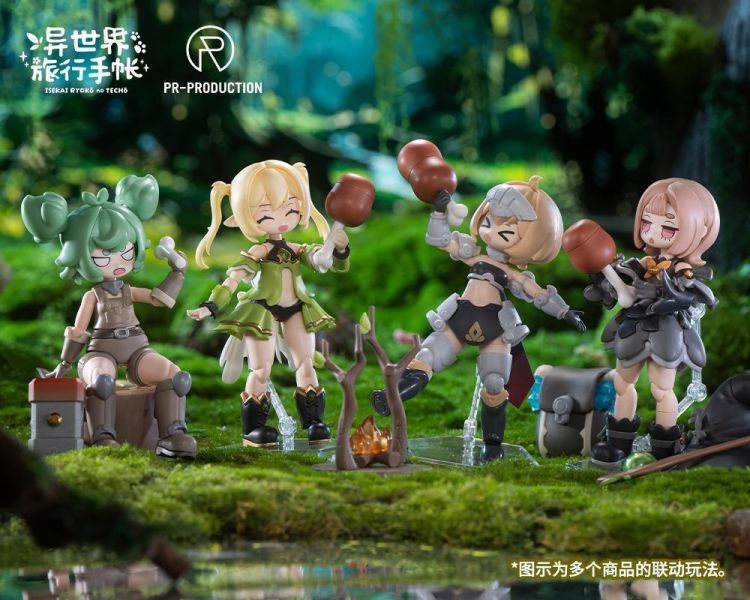 預購Q3 PR Production 異世界旅行手帳 04 新手遊俠 瑞貝卡 希爾+擴展包(小憩場景A)套組 