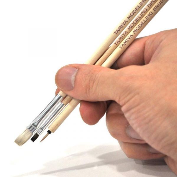 田宮 TAMIYA 87066 塗裝作業筆刷基本組 <新手推薦/面相筆> 