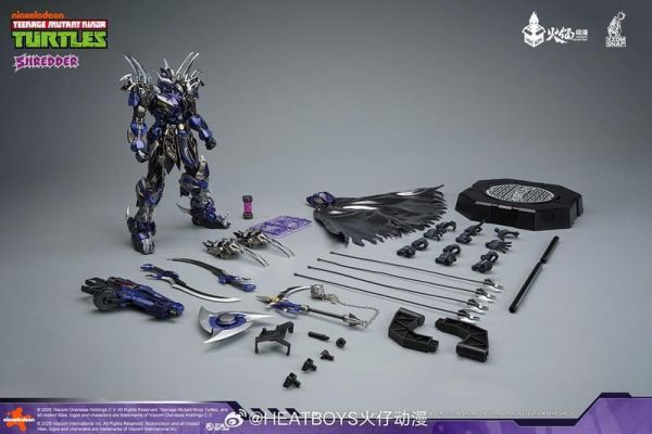 預購27年6月 HEATBOYS HB0119 忍者龜 施瑞德 電鍍版 合金機甲 可動完成品 