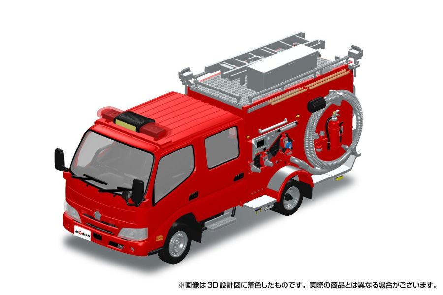 預購27年1月 青島社 樂Pla 1/32 Morita Miracle Light 消防車 CD-I型 