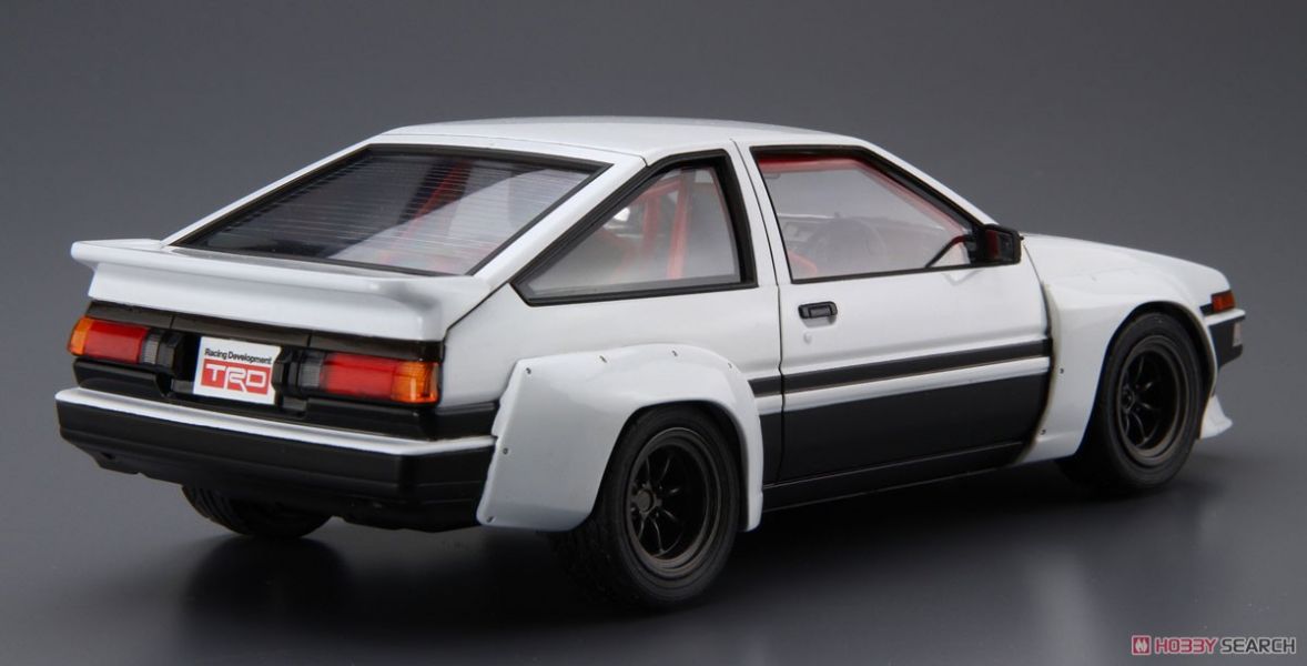 青島社 AOSHIMA 1/24 汽車模型 豐田TRD AE86 Trueno N2仕樣 '85 組裝模型 