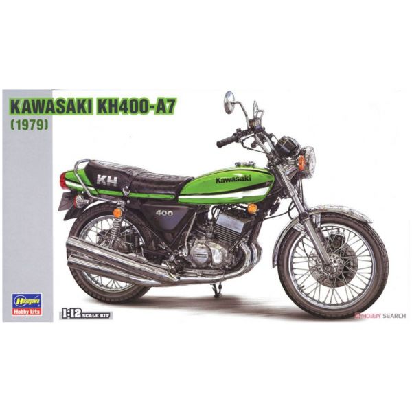 長谷川 HASEGAWA 1/12 機車模型 BK-6 21506 川崎 KH400-A7 組裝模型 