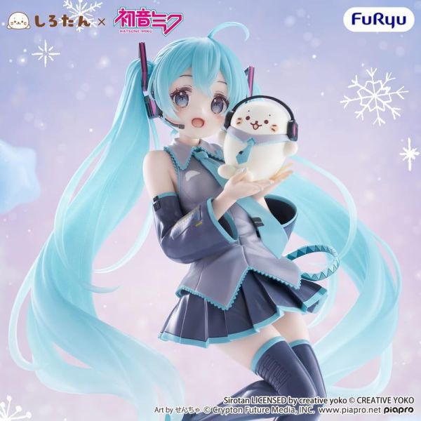 預購9月 Furyu 景品 Exceed Creative 海豹小白×初音未來 