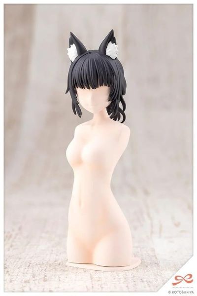 預購12月 壽屋 1/10 創彩少女庭園 造型假髮 動物耳朵 丸子頭 狐狸 組裝模型 