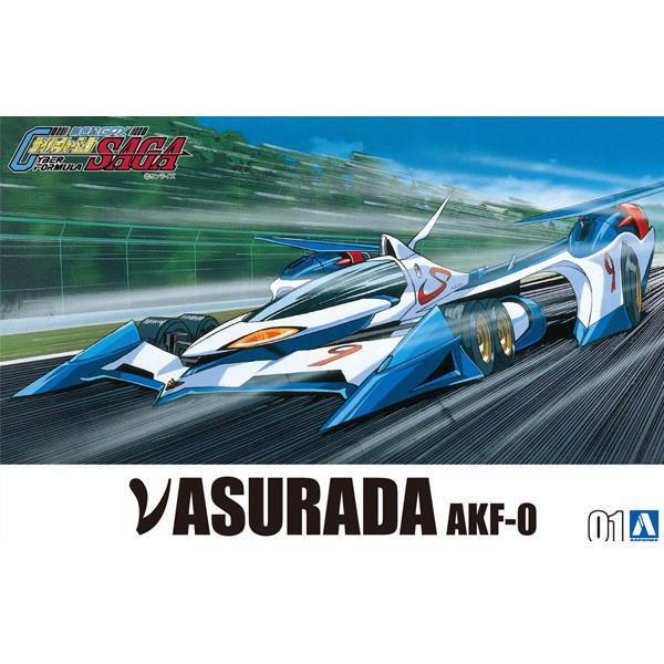 青島 1/24 閃電霹靂車 #01 𝓥超級阿斯拉AKF-0 組裝模型 
