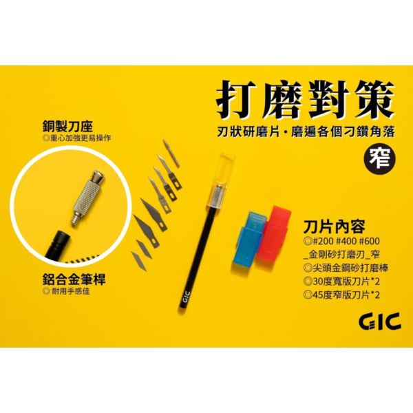 虎爪 GIC GP-01 研磨筆刀 窄版 