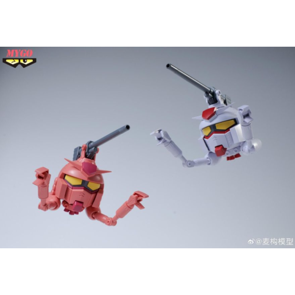 預購8月 麥構模型 1/144 街頭霸王 鋼球 白色惡魔+赤色彗星套裝 組裝模型 