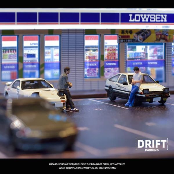 預購4月 1/64 DIY 拼裝飄移台 頭文字D 速度與激情3 兩款 