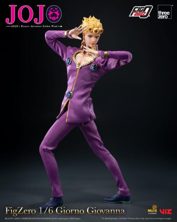 預購第四季 threezero JOJO的奇妙冒險：黃金之風 喬魯諾 喬巴拿 