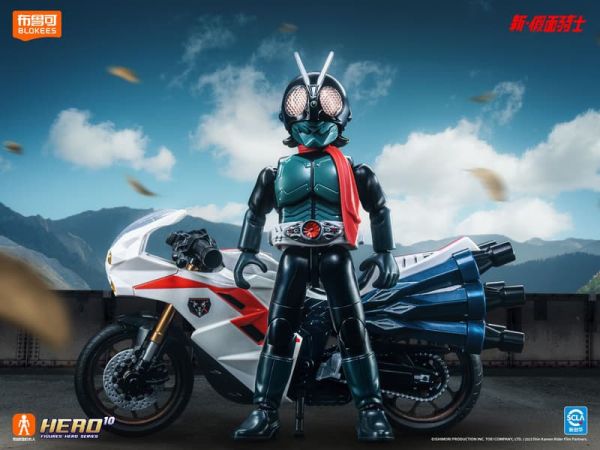 預購10月 布魯可 積木人 新·假面騎士 經典組合版 假面騎士一號 & 機車旋風號 