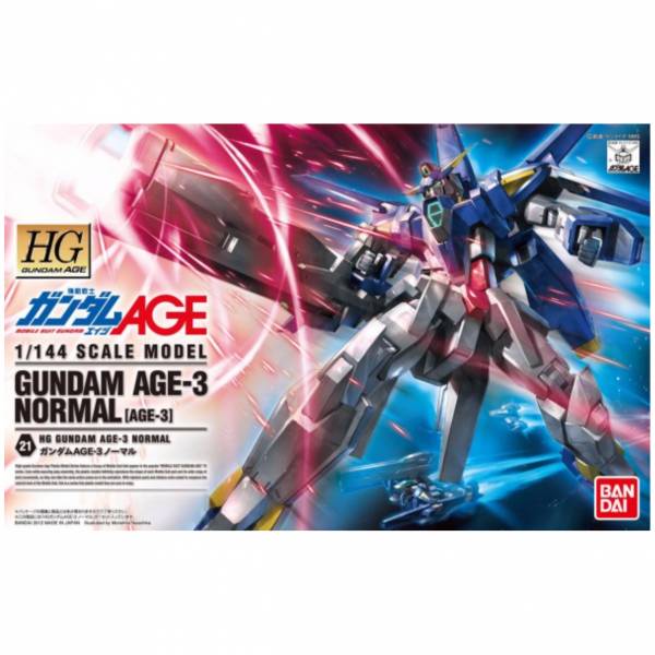 萬代 BANDAI 1/144 鋼彈模型 HG AGE #21 鋼彈AGE-3 基本型 組裝模型 