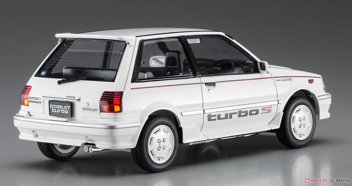 長谷川 HASEGAWA 1/24 汽車模型 豐田 Starlet EP71 TurboS 3門中期型 Super 組裝模型 