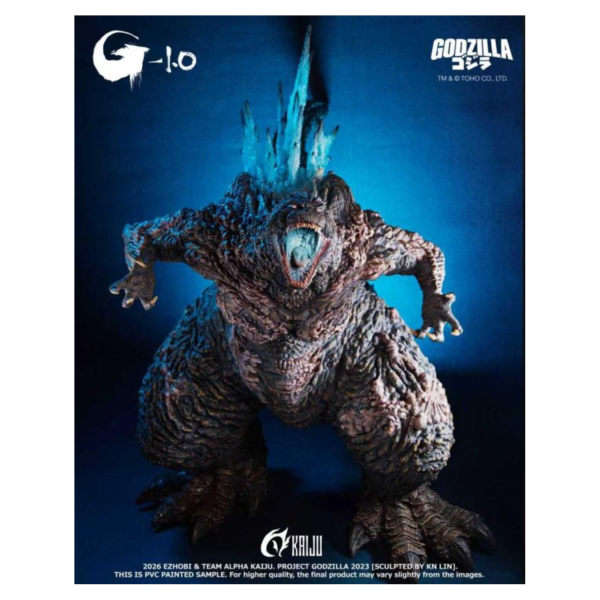 預購26年第四季 (代購)EZHOBI Aks-1.0哥吉拉 絕地吐息（藍色背鰭蓄光） 