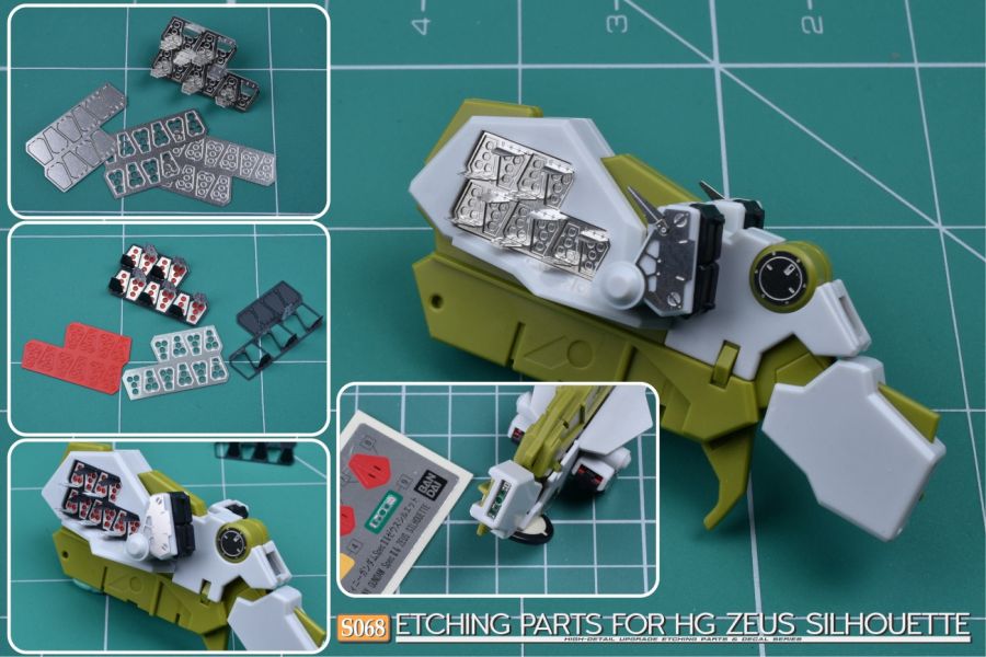 鋼魂 AW9 S68 HG 1/144 神王宙斯型外掛裝備 改造蝕刻片 附水貼 
