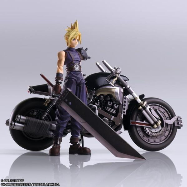 SQEX BRING ARTS 太空戰士7 最終幻想7 FF7 克勞德機車組 