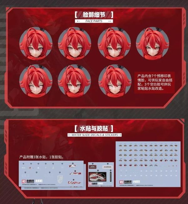 預購Q4 和模線 勝利女神：妮姬 小紅帽 1/12 組裝模型 