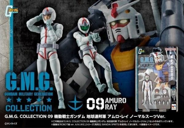 預購27年6月 MH G.M.G. 09 機動戰士鋼彈 地球聯邦軍 阿姆羅．雷 普通戰鬥服 