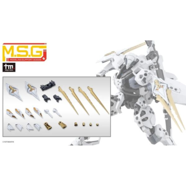 壽屋 M.S.G 重武裝 MH68J 斬擊翼 白色ver. 組裝 