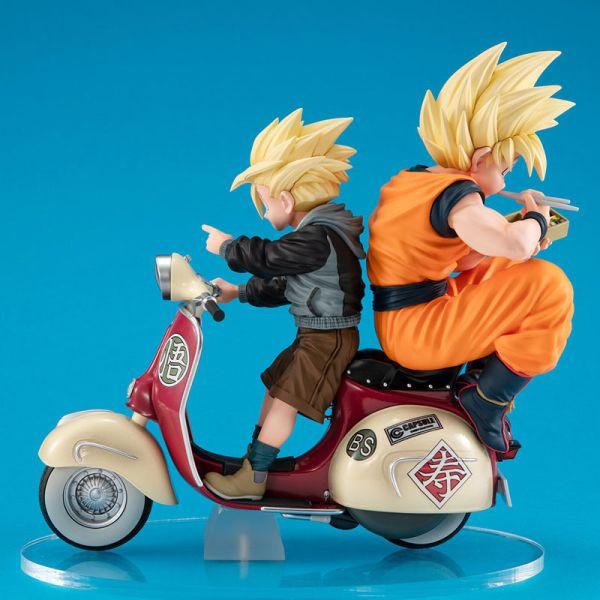 MH代理版 桌上系列 EX七龍珠 Z 超級賽亞人 孫悟空＆孫悟飯＆機車 